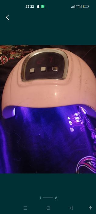 Лампа для сушки ногтей воскоплав