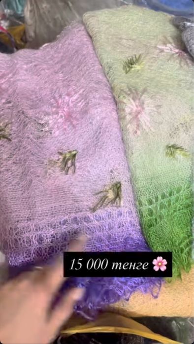 Пуховые изделия ручной работы