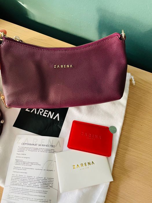 Чанта на Zarena / бордо
