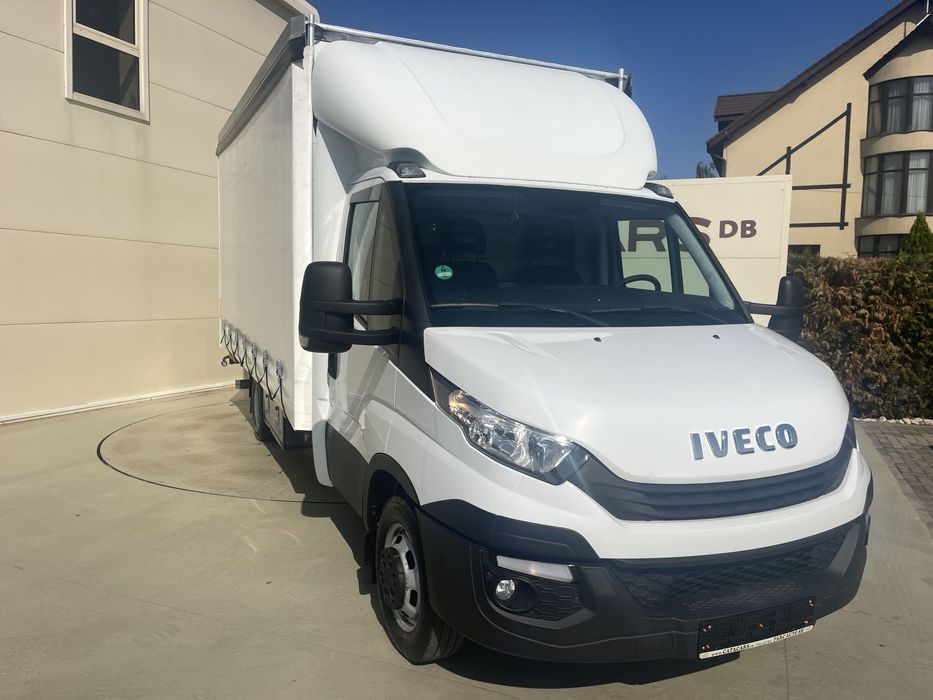 Iveco Daily 35C18 3.0D PRELATA LIFT PUNTE DUBLA Iveco Daily 3.0D, 180CP, Euro6, Climatronic, Webasto, Comenzi volan