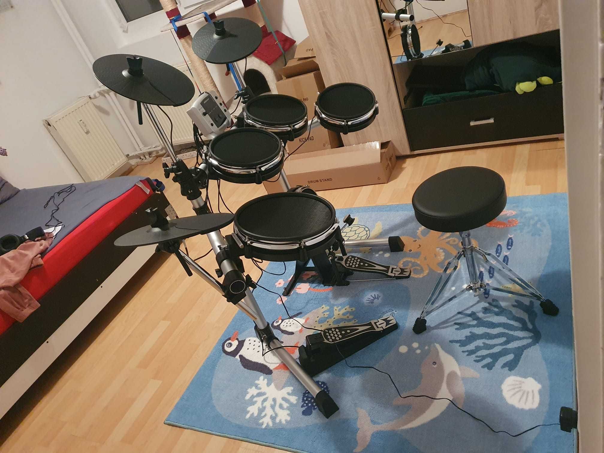Set Tobe Electronice Millenium MPS-150X E-Drum Mesh Bundle