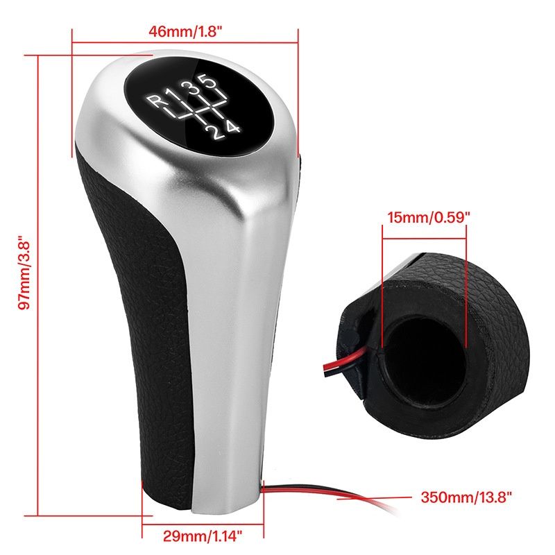 Nuca Schimbator LED Iluminata BMW E90 E92 E93 E60 E81 E87 E53 Carbon