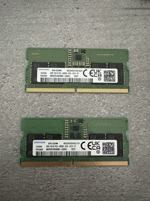 Vand memorie RAM laptop 16Gb DDR5 Samsung