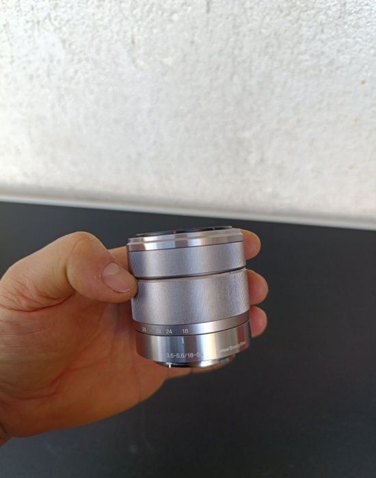 jucarie copii obiectiv foto compact sony 18 - 55 mm zoom