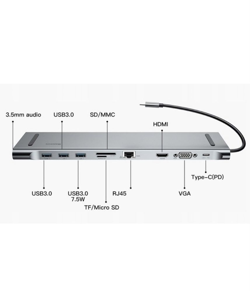 USB-концентратор Baseus Multi-functional Hub