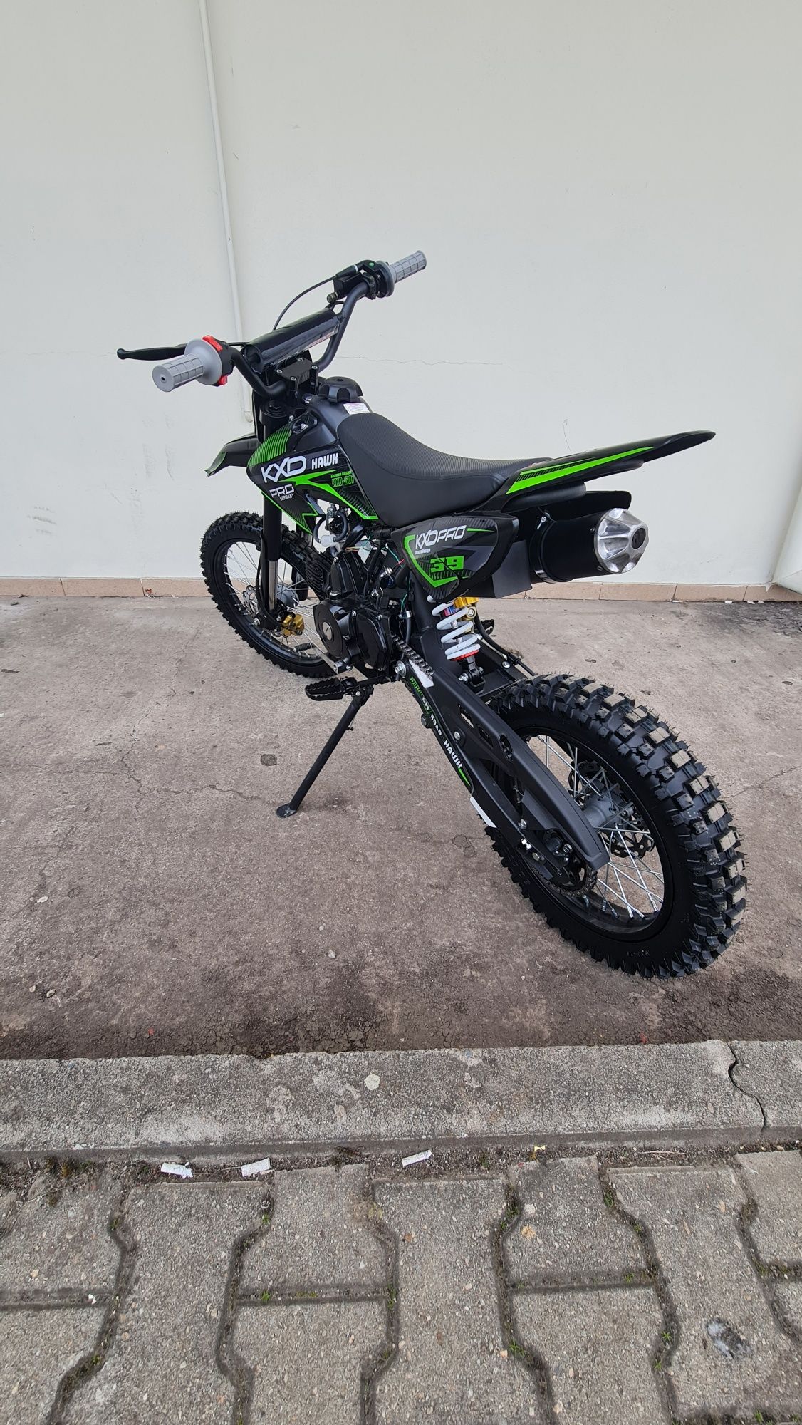 Cross Motocross Enduro KXD PRO Germany Hawk 125cc E-start Kickstart