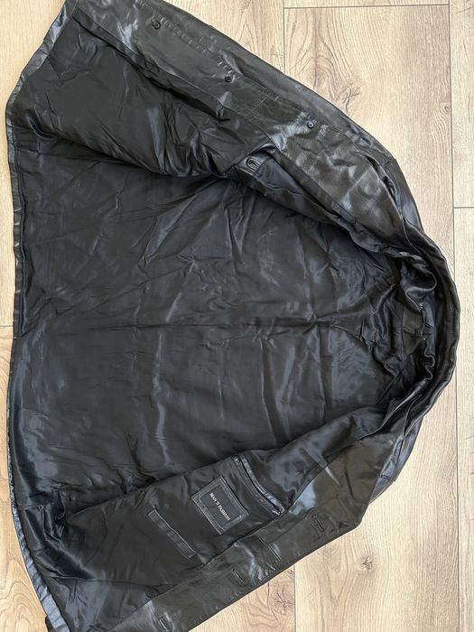 Geaca Piele Naturala MENS FASHION Negru Barbati | Marime 54 XL