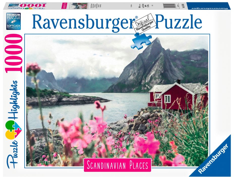 Puzzle Scandinavian Places / Nou / 1000 piese