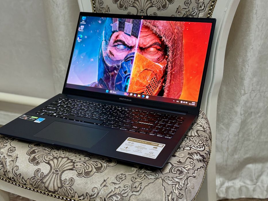 OLED 2K:Экран/ Ryzen 7/ RTX/ Мощный Asus VivoBook Pro 15