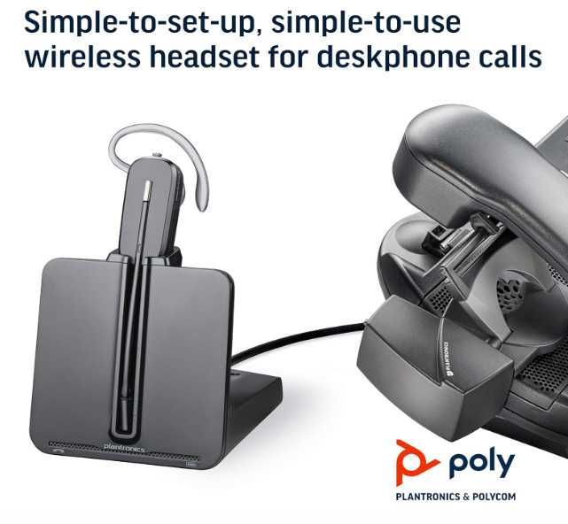 Професионална безжична слушалка Plantronics CS540