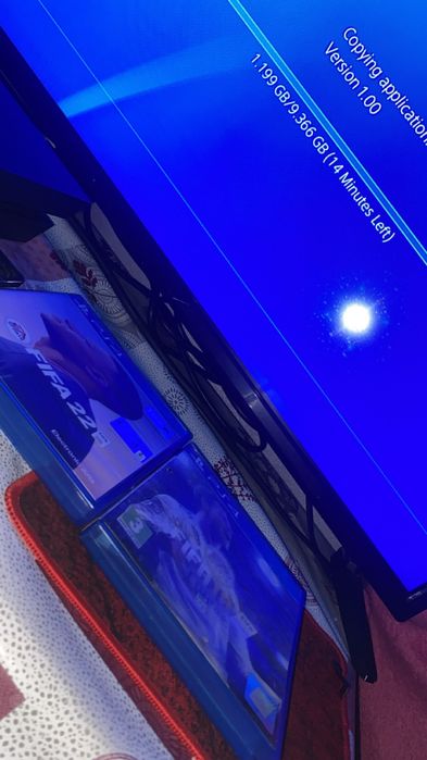 PS4 slime cu controller si FIFA 18,22,23