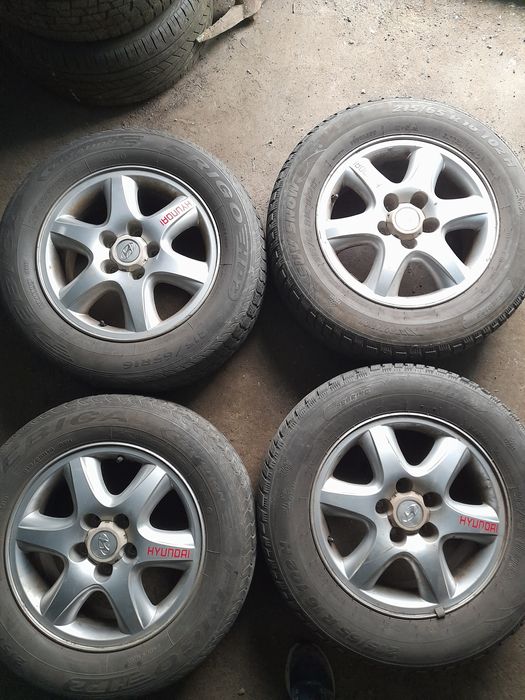 Set 4 Anvelope 215-65-16 M+S cu Jante de Aliaj Originale HIUNDAI
