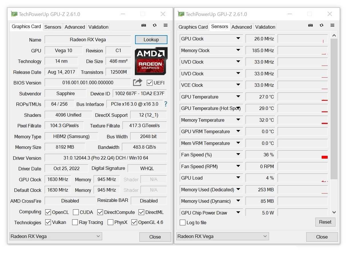 Видео карта GPU Sapphire NITRO+ RX VEGA64 8GB HBM2 2048bit DP/HDMI