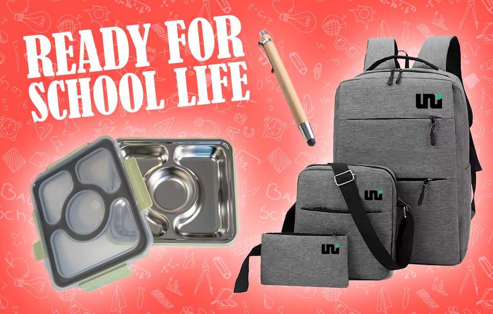 READY FOR SCHOOL - Отново на училище: раница, бенто кутия и химикал