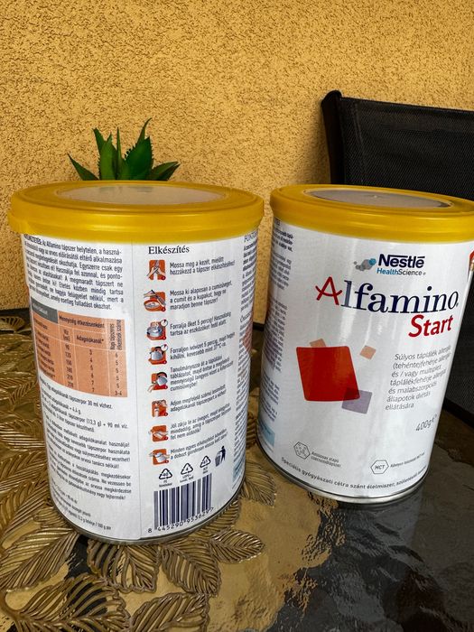 Vând 7 cutii de lapte Alfamino 0-6 luni