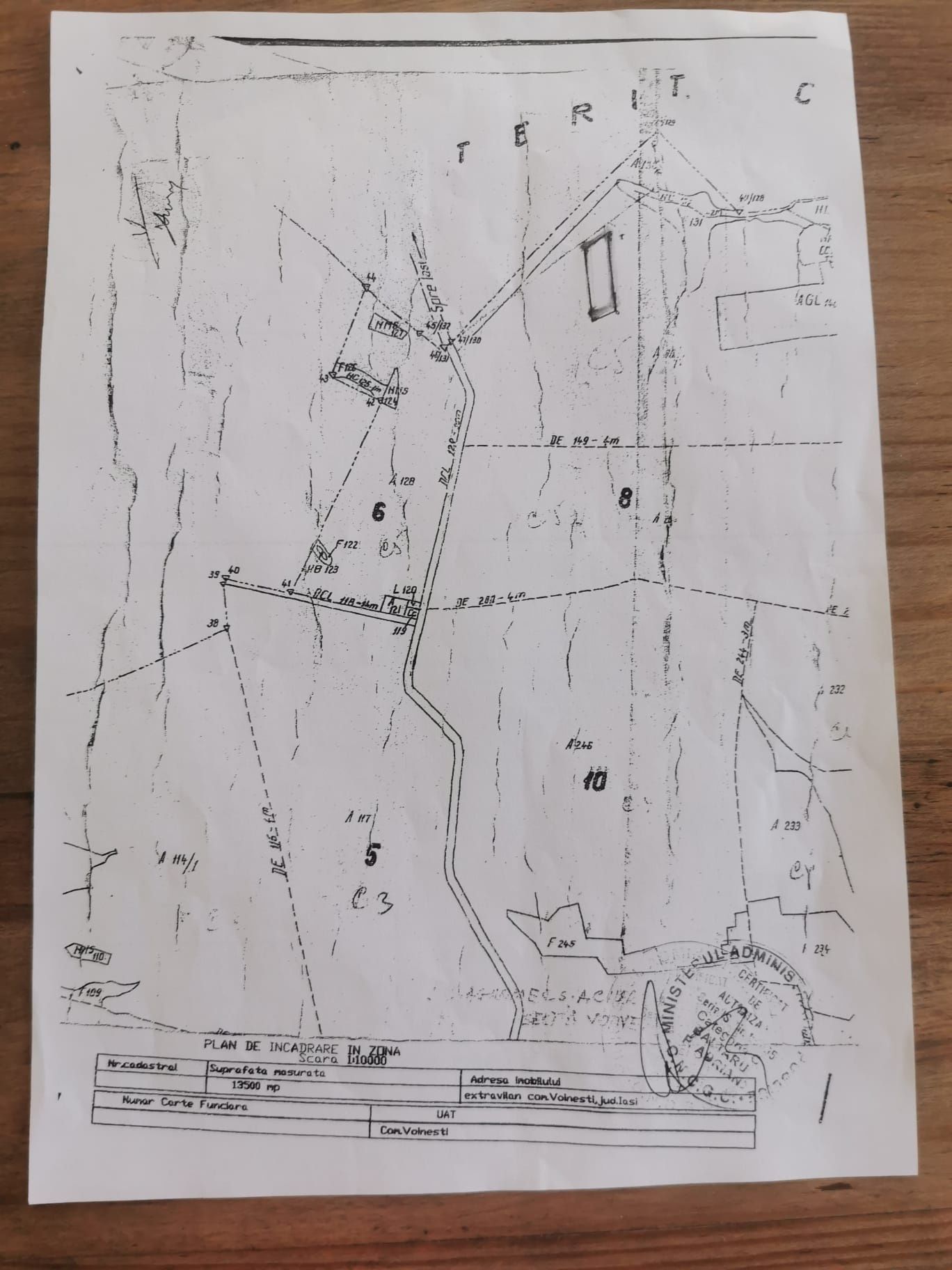 Vand 9 parcele de teren la 1,6 km de ferma Liliac (dupa Valea Ursului)