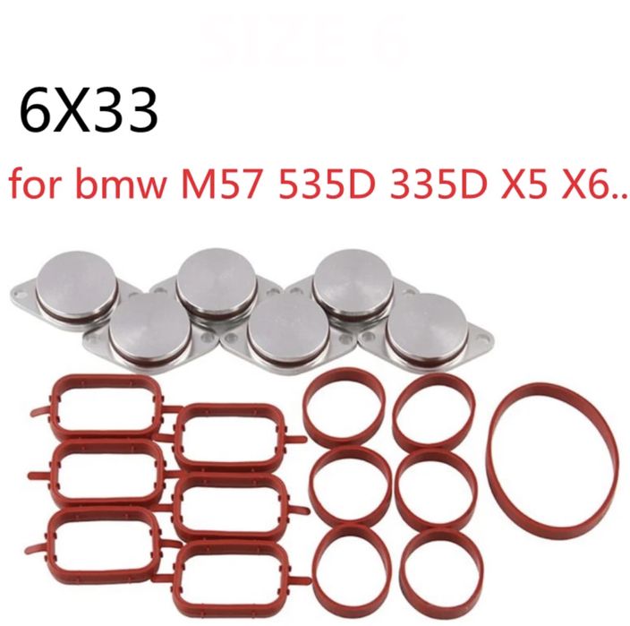 Kit dop clapete admisie dopuri Bmw 22 33 mm N47 M47 N57 Garnituri