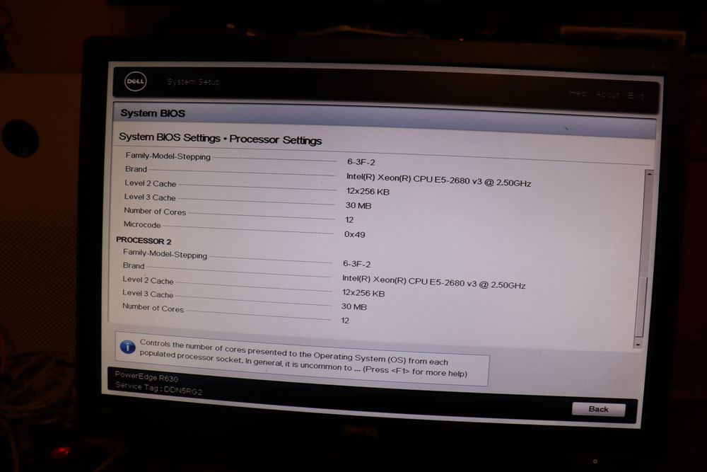 Server Dell PE R630 1U 24 Cores 2 x E5-2680 V3 64Gb 1500W