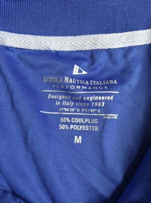 Tricou Polo Bărbați "Scuola Nautica Italiana Performance" - CoolPlus M