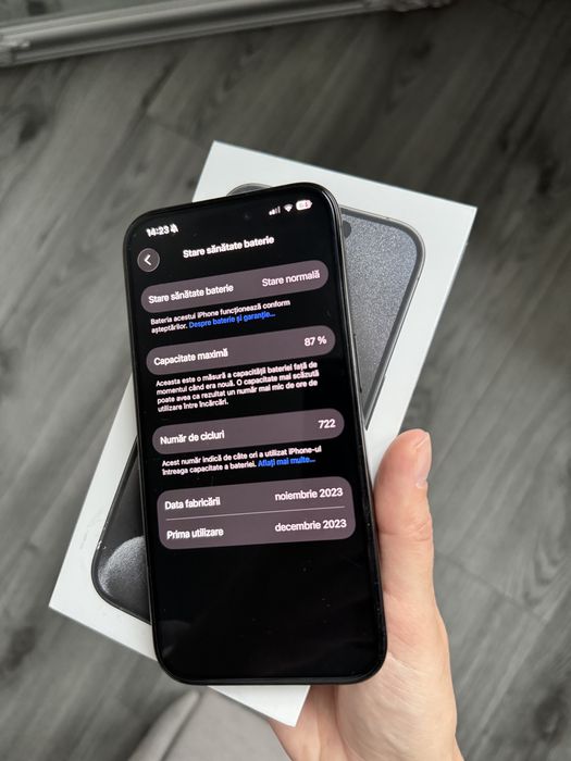 Iphone 15 Pro Black Titanium