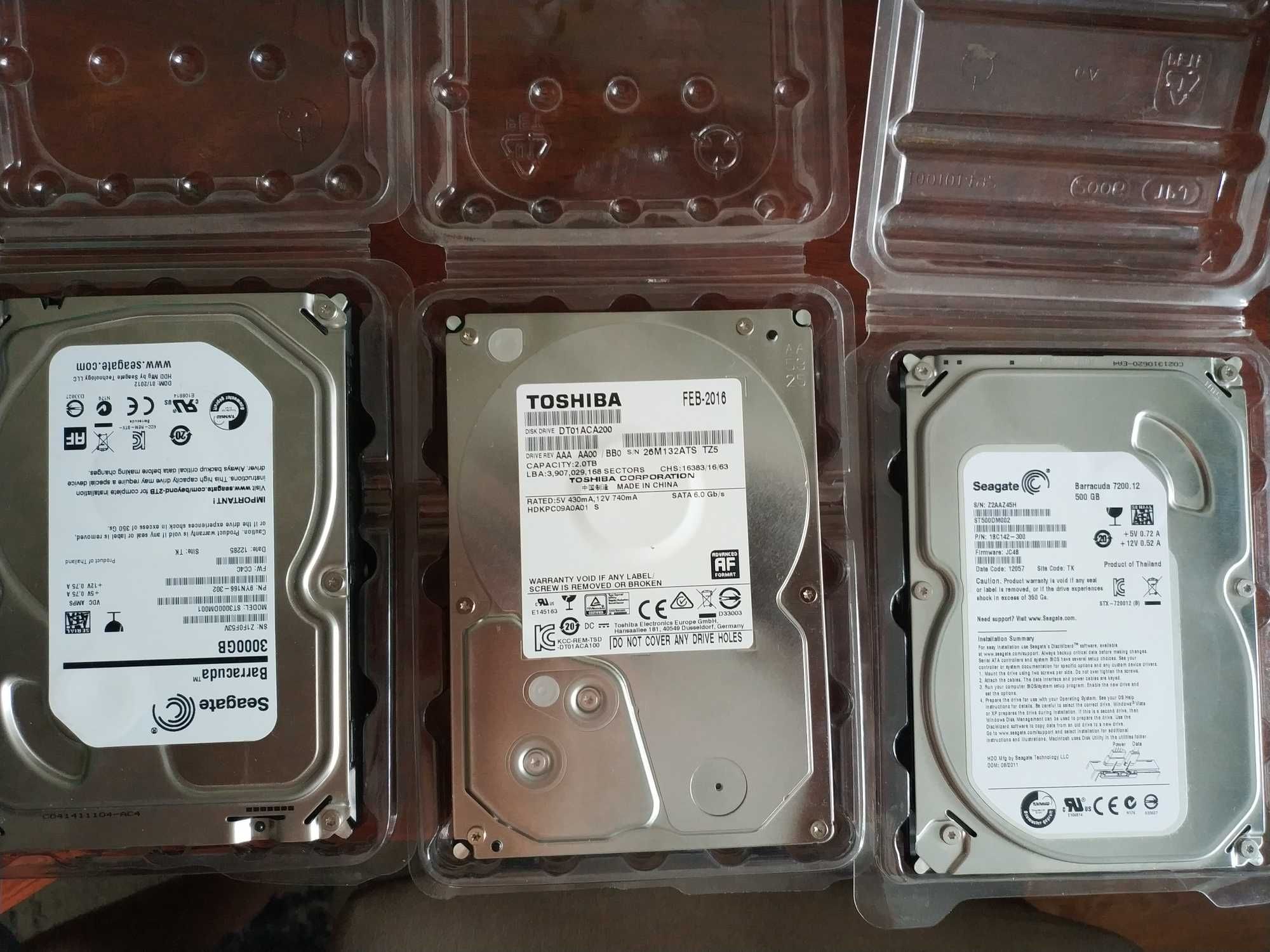 Продам диски 500Gb для ПК и ноутбуков
