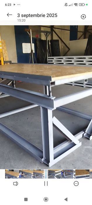 Masă vibrantă dublă