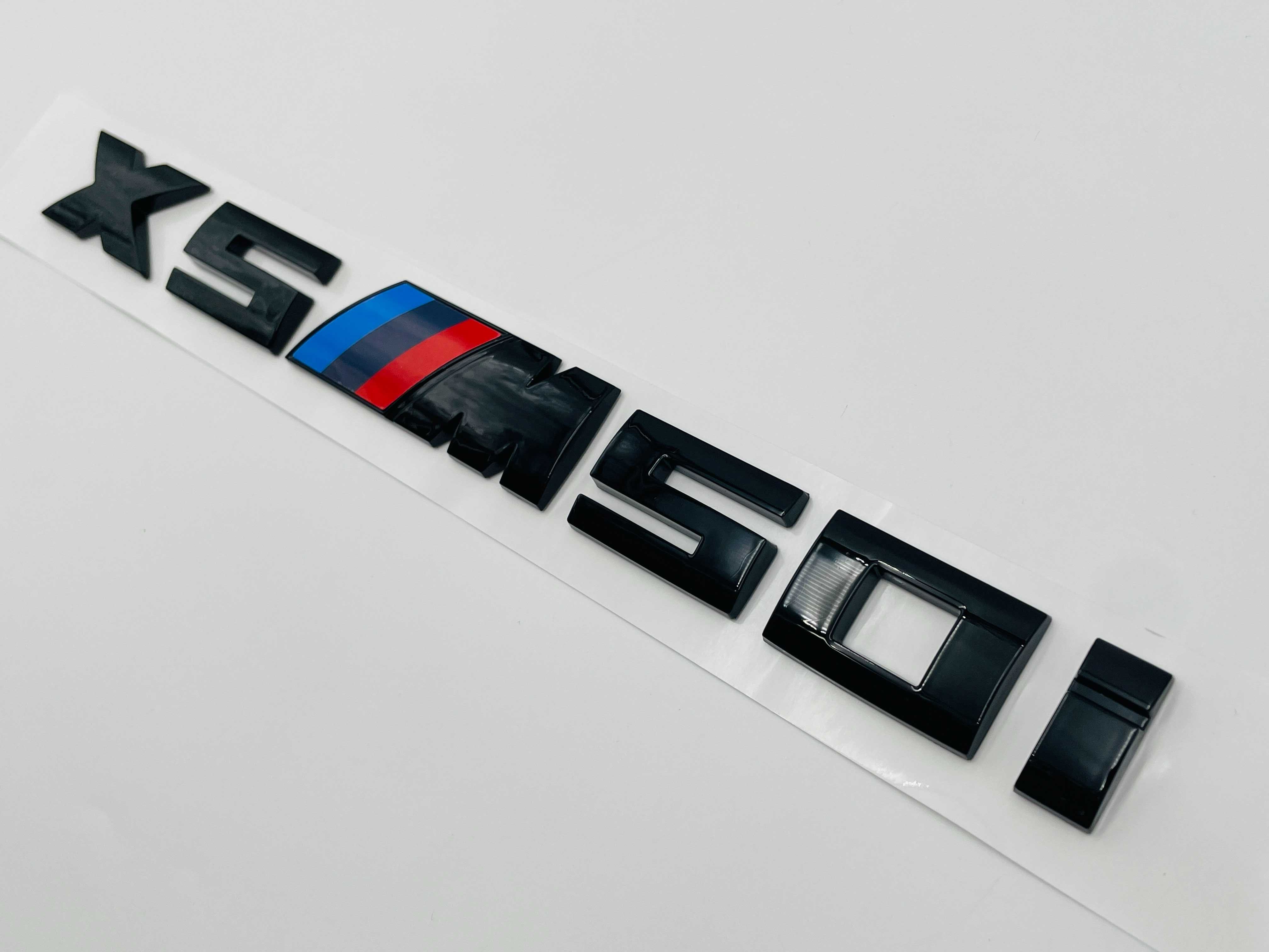 Emblema Compatibila BMW X5M50i negru