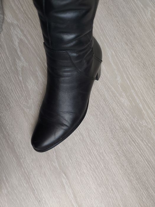 Сапоги женские, зимние, натуральная кожа