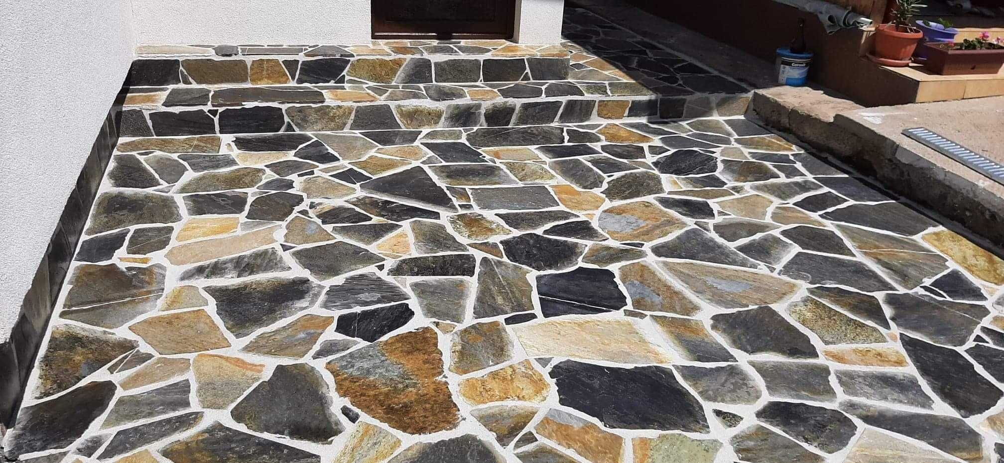 Ardezie Decorativa , Poligonala si Fasonata