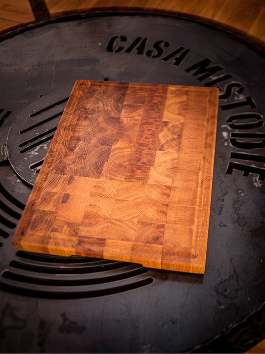 Gratar cu blat din lemn! Plita detasabila si protap