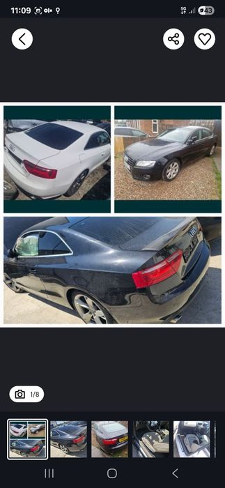 Dezmembrez audi a5 2.0tfsi 2.7tdi 3.0tdi