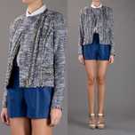 Sacou blazer jacheta tweed boucle Michael Kors