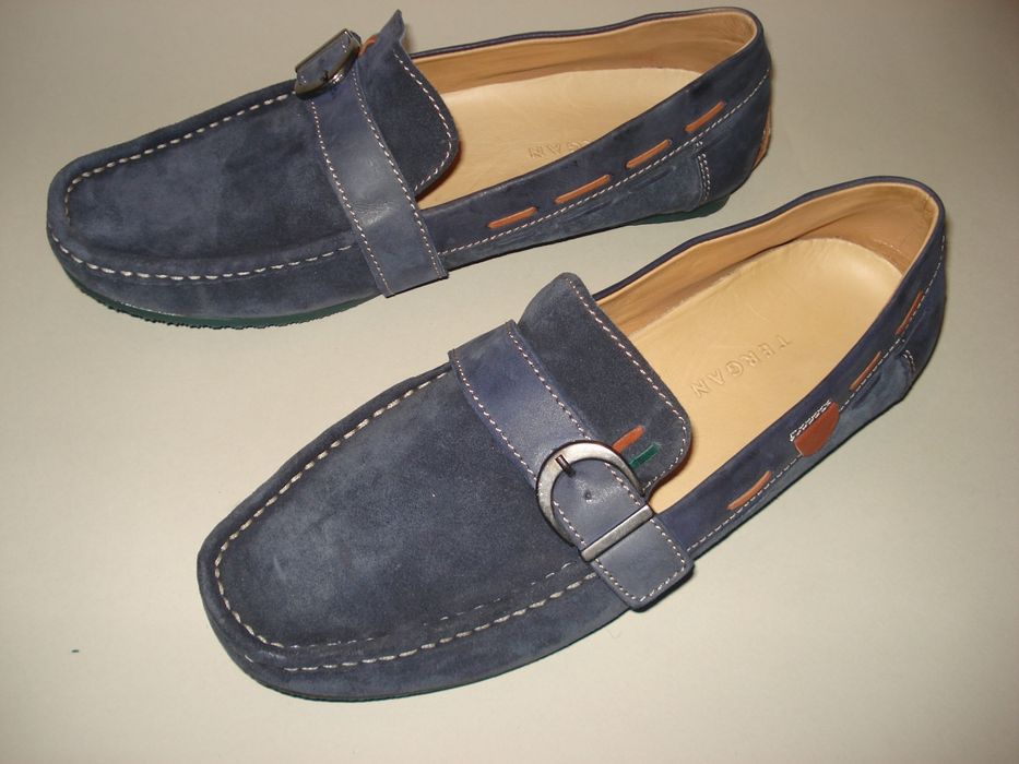 Мъжки кожени мокасини Tergan