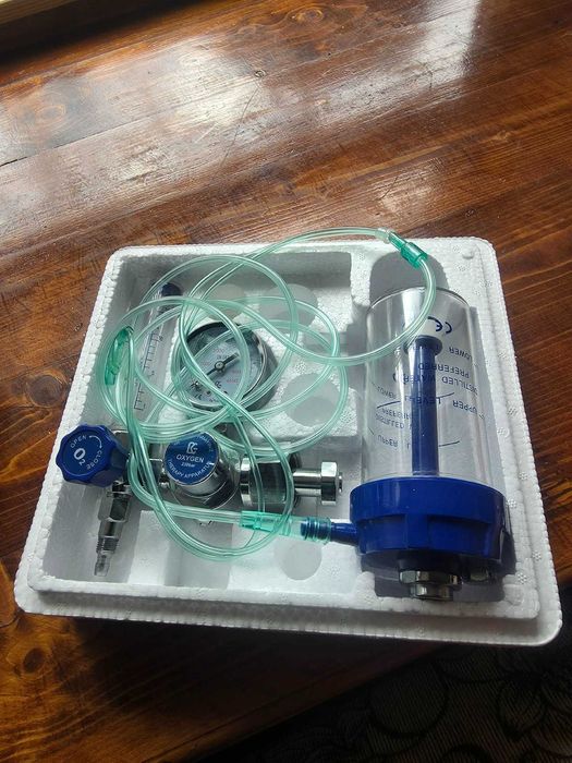 10литра Кислородна бутилка и редуцир вентил