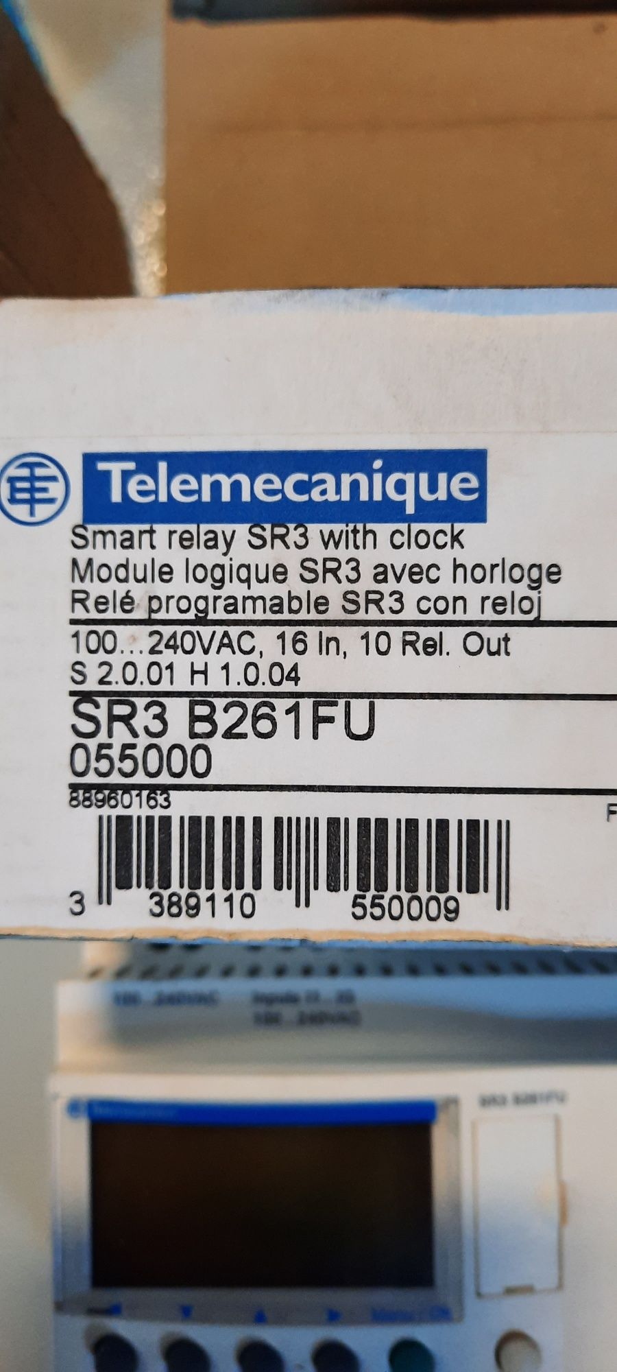 PLC Telemacanique RS3 B261FU + modul extensie