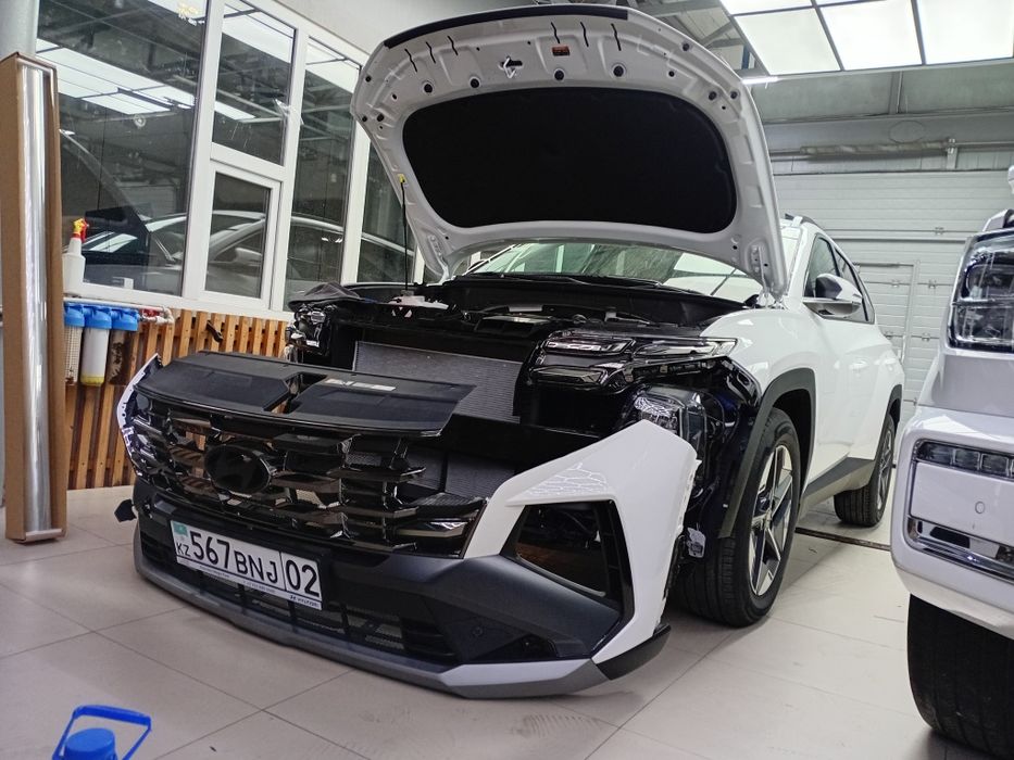 СЕТКА радиатора установка защита радиатора