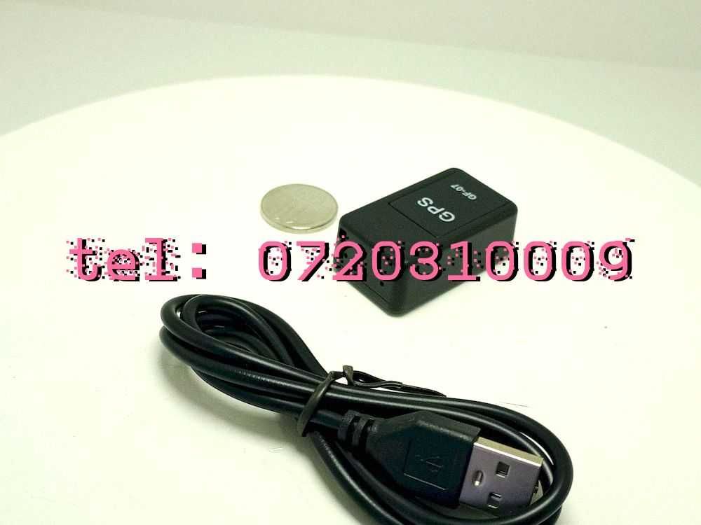 Mini Localizator Gps Magnetic Pt Masina Negru Cu Sim