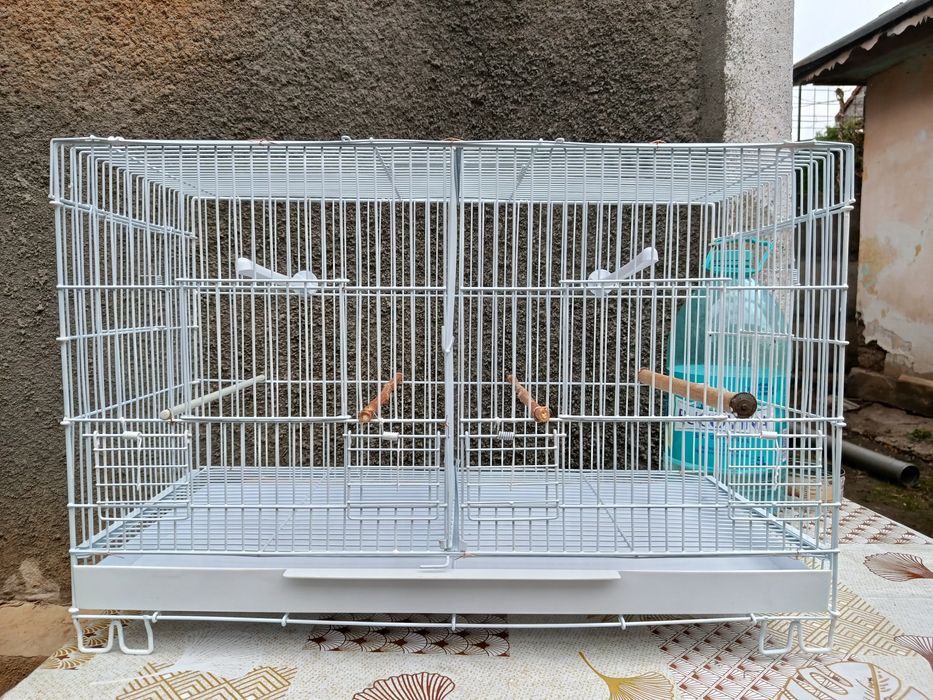 Colivie canari pentru reproducere cu separator dublă