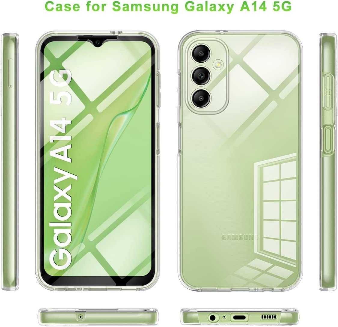 Husa CRYSTAL 360° fata + spate pt Samsung Galaxy A14 4G , A34