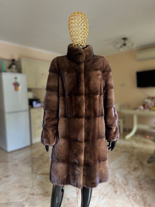 #56 Палто от норка.Sobol.Greek fur. Гърция Визон.Яке.Естествен косъм.