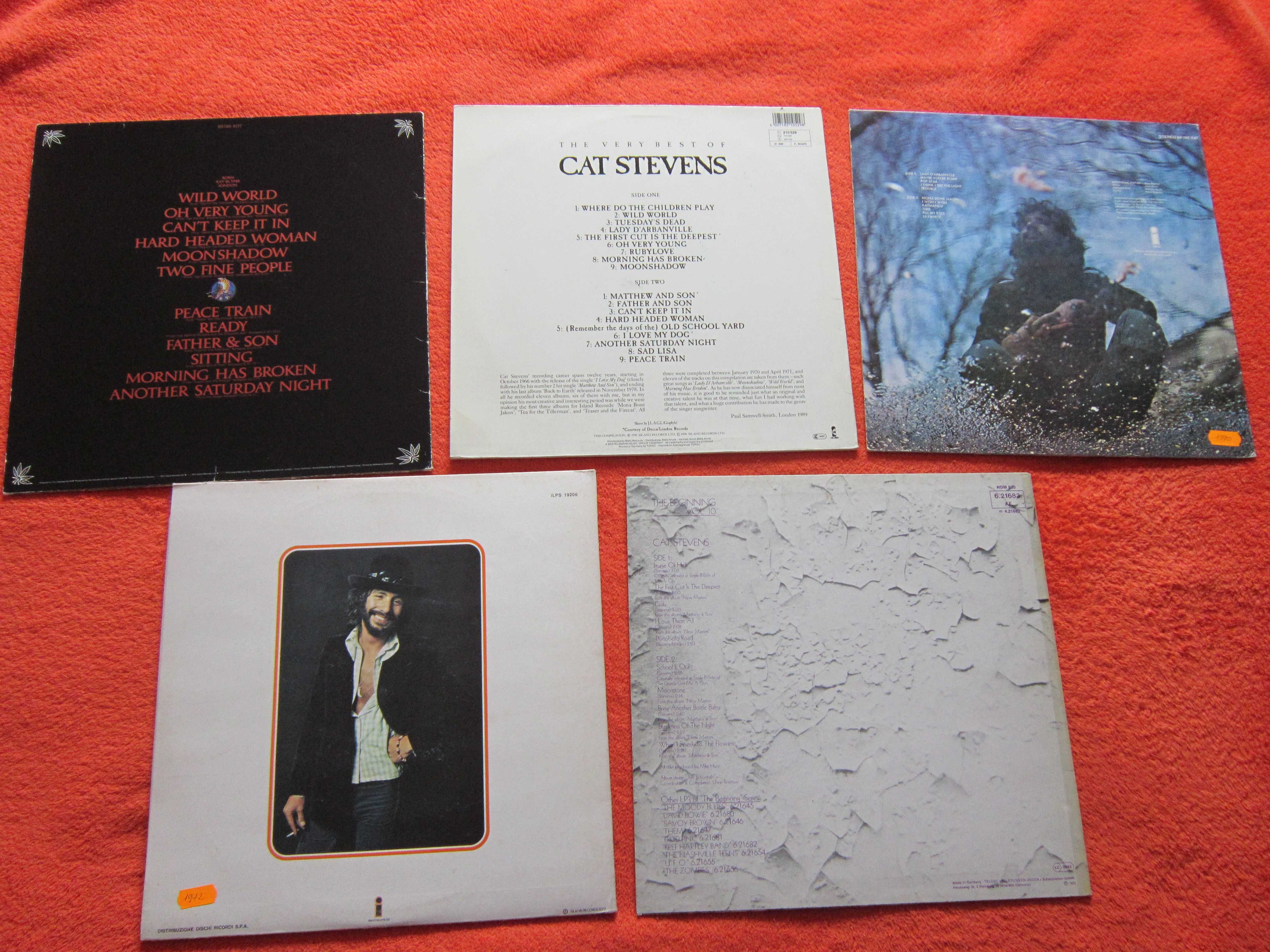 vinil Cat Stevens -made UK,Holland,Germany-pop rock, classic rock