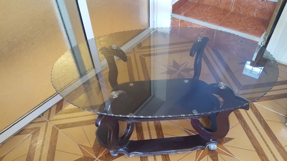 Masuta cafea cu geam sticla securizata