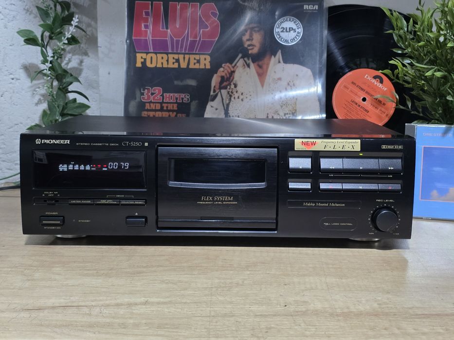 Casetofon deck PIONEER CT-S250, hifi audio stereo