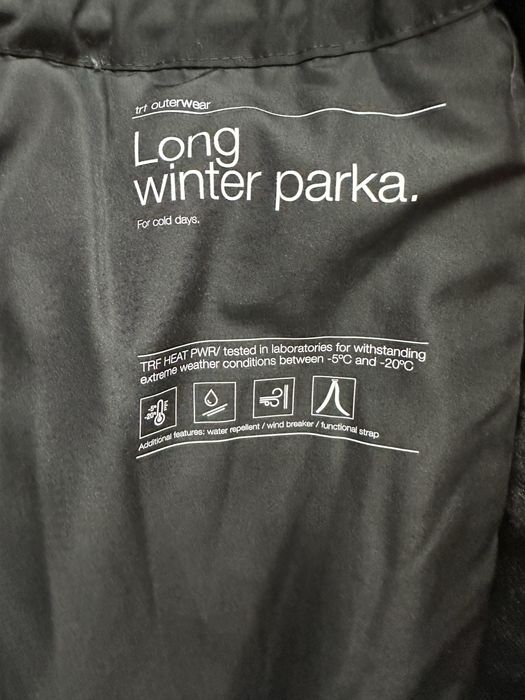 Geaca Parka neagra Zara -20 grade