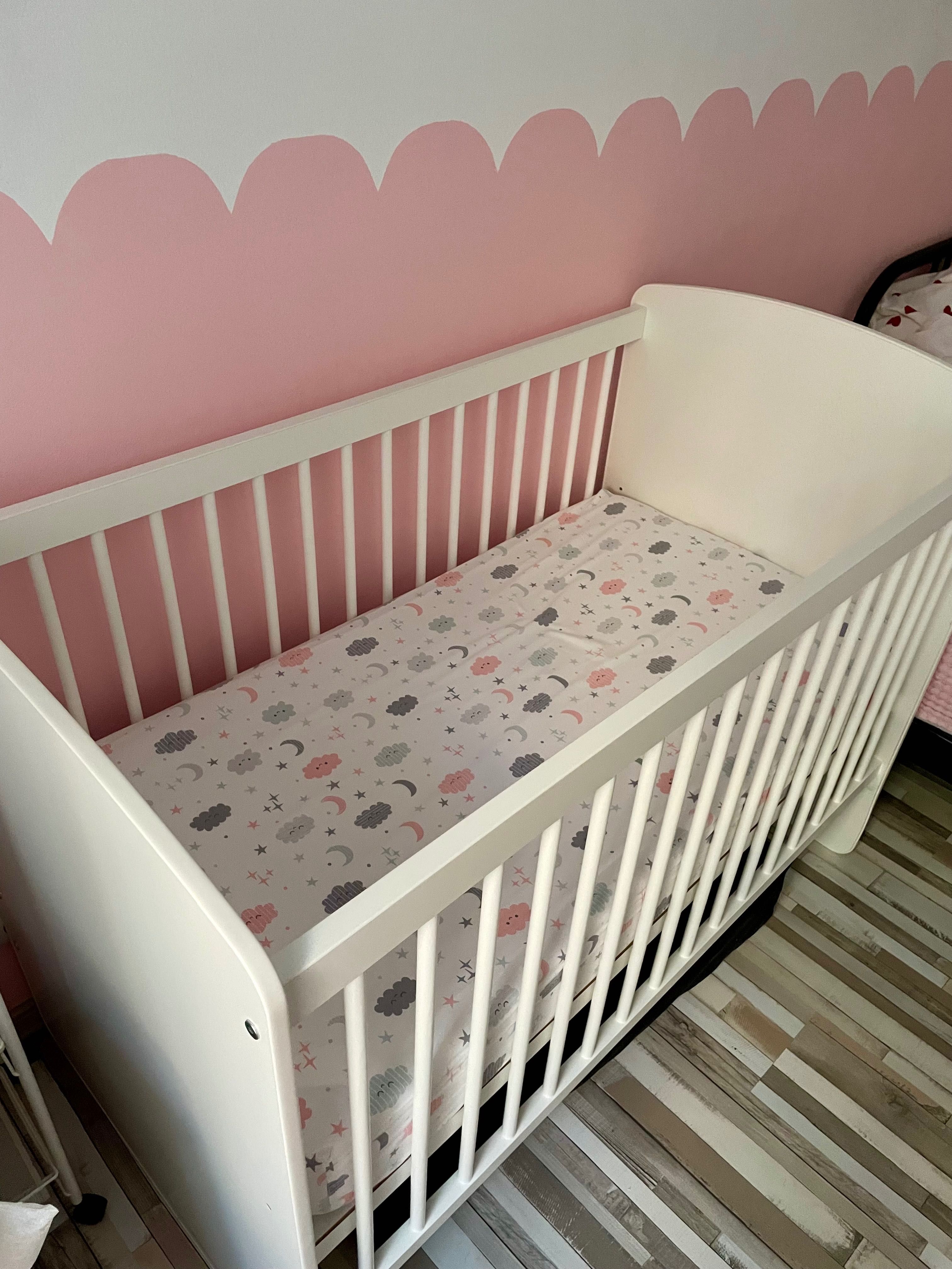 Patut pentru copil cu saltea de cocos inclusa