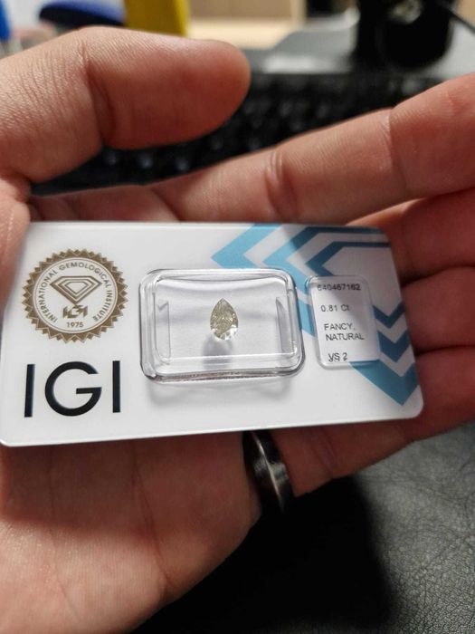 Diamant Certificat IGI 0.80 Ct SIGILAT