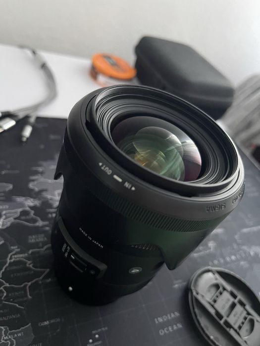 Obiectiv Sigma art 35mm F1.4 sony FE + filtre K&F (ND si CPL)
