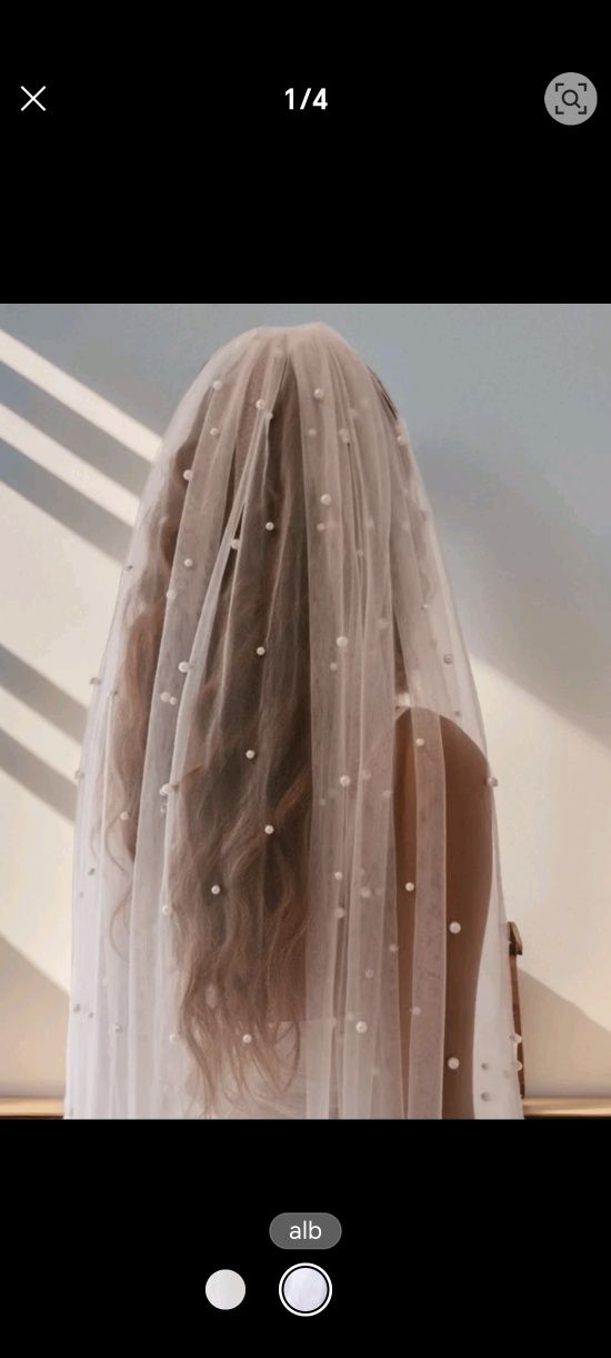 Rochie mireasa,voal,halat și papuci bride