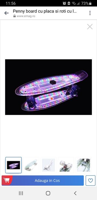 Penny board (skate board) cu leduri