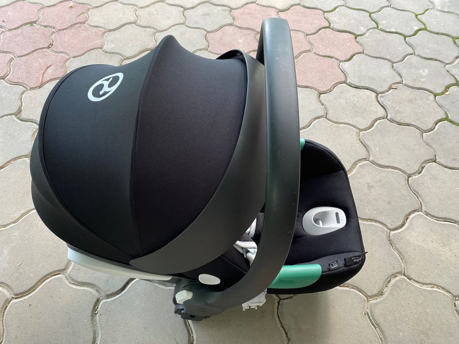 Scoică auto Cybex Aton B2 i-Size + bază Isofix + adaptor cărucior